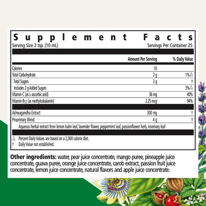 Salus Floradix Ashwagandha Liquid - Stress Support, 8.5 fl oz - Vegan