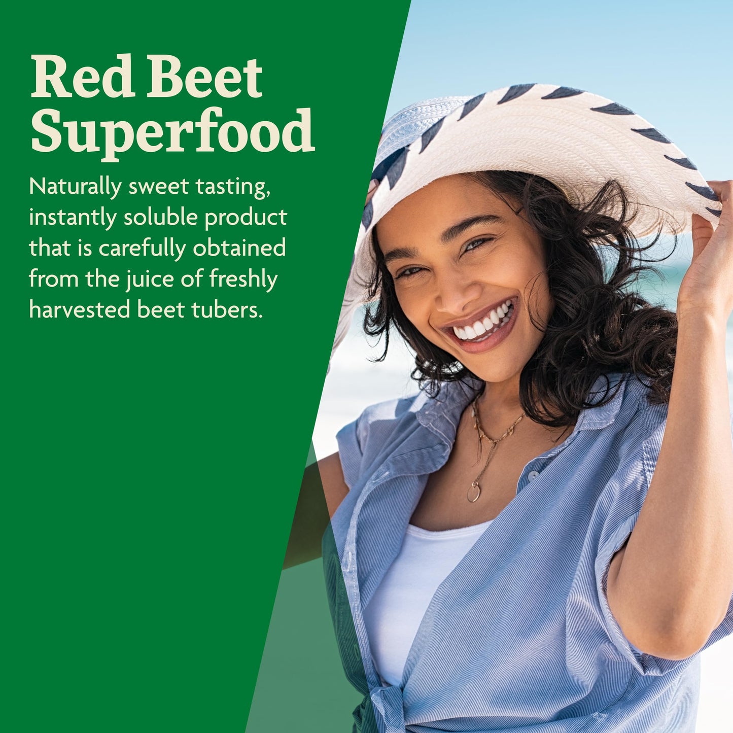 Salus Red Beet Crystals - Organic Beet Root Powder Superfood, 7 oz | Vitamin C, Folate, Magnesium & Potassium