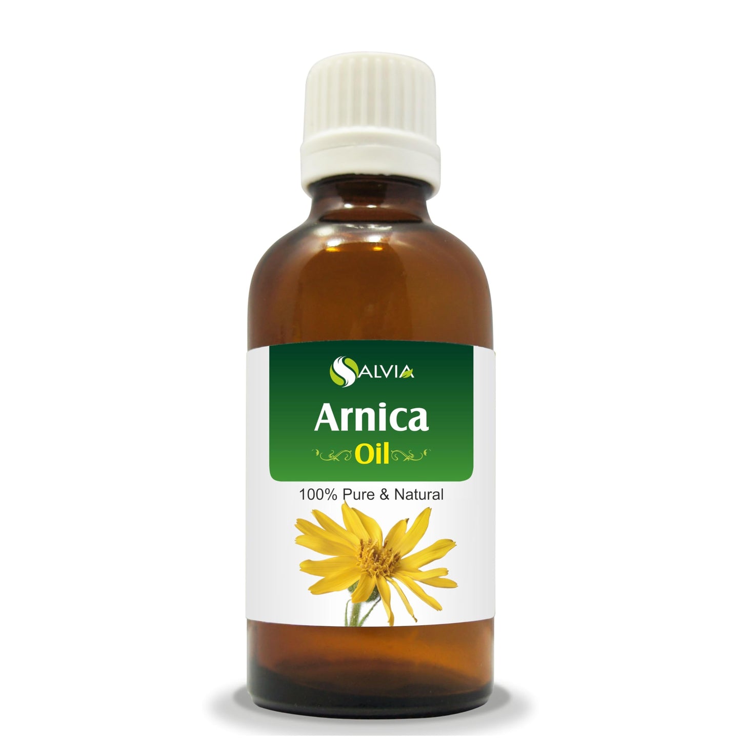 Arnica Essential Oil by Salvia – Amber Bottle, Cold-Pressed, 0.51 oz