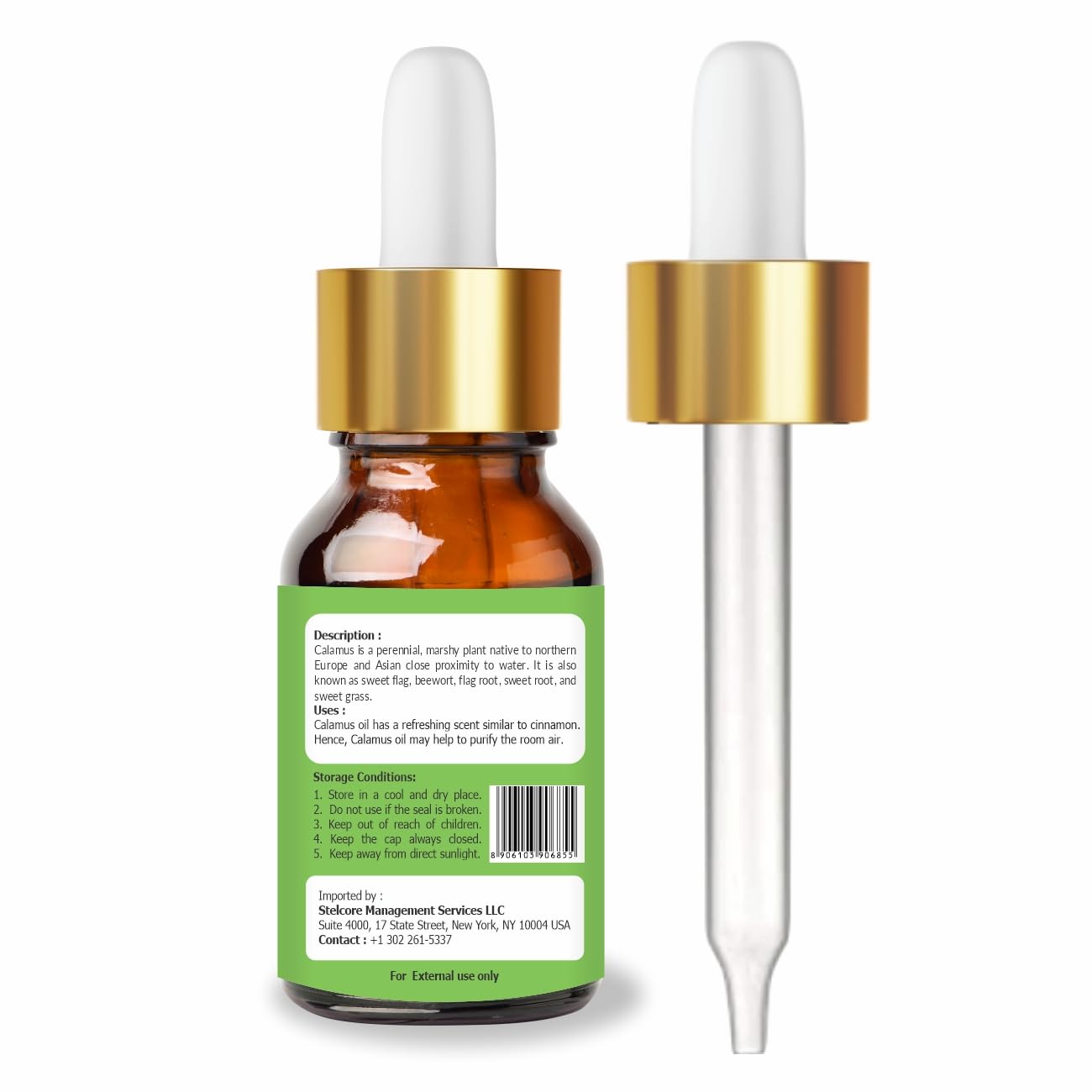 Salvia Calamus Oil (Acorus Calamus) – Therapeutic Essential Oil, 15ML | Steam Distilled