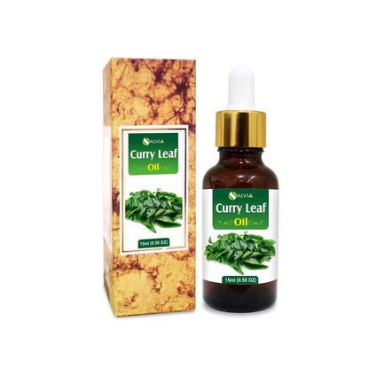 Salvia Curry Leaf Oil – 100% Pure & Natural Undiluted Essential Oil (15 ml) with Dropper | Premium Aromatherapy