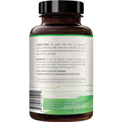 HealthyWayRx 1500mg SAM-e Supplement | High-Absorption S-Adenosyl-L-Methionine (90 Count)