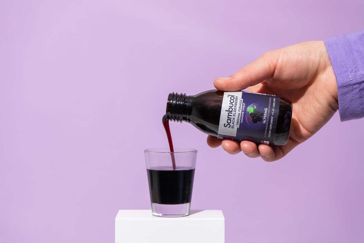 Sambucol Black Elderberry Syrup - Original Formula 4 Fl Oz | Immune Support
