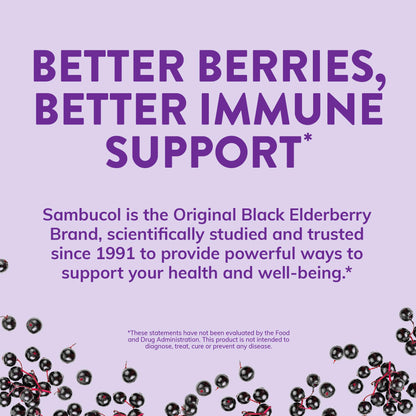 Sambucol Black Elderberry Effervescent Tablets – Vitamin C & Zinc (15 Tablets)