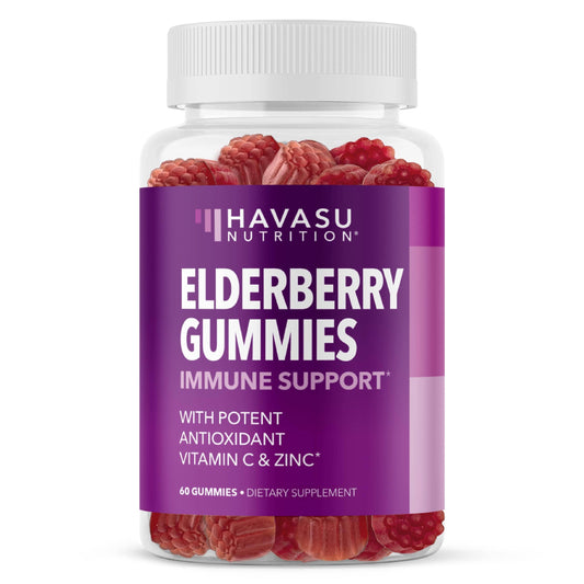 Sambucus Elderberry Gummies – Immune Support with Vitamin C & Zinc BritishVita | Premium UK Vitamins & Wellness Supplements
