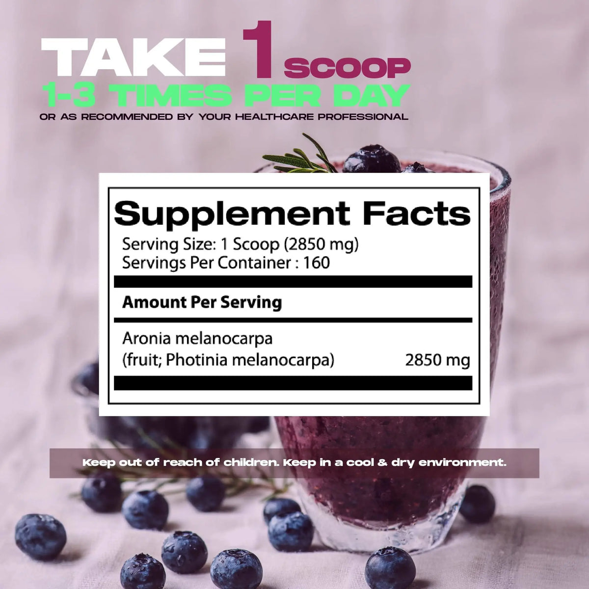 Samsara Herbs Aronia Berry 20:1 Extract Powder (16oz/454g) – Antioxidant & High ORAC BritishVita | Premium UK Vitamins & Wellness Supplements