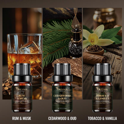Men Essential Oils Gift Set | Premium Fragrance Oils for Diffusers