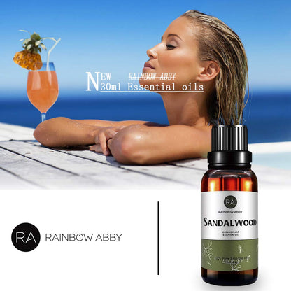 Sandalwood Essential Oil (30ML) – 100% Pure Organic Santalum Album for Diffuser, Massage, Skin Care, Yoga
