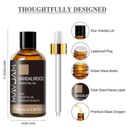 Sandalwood Essential Oil 3.38 fl oz – MAYJAM | Aromatherapy & DIY