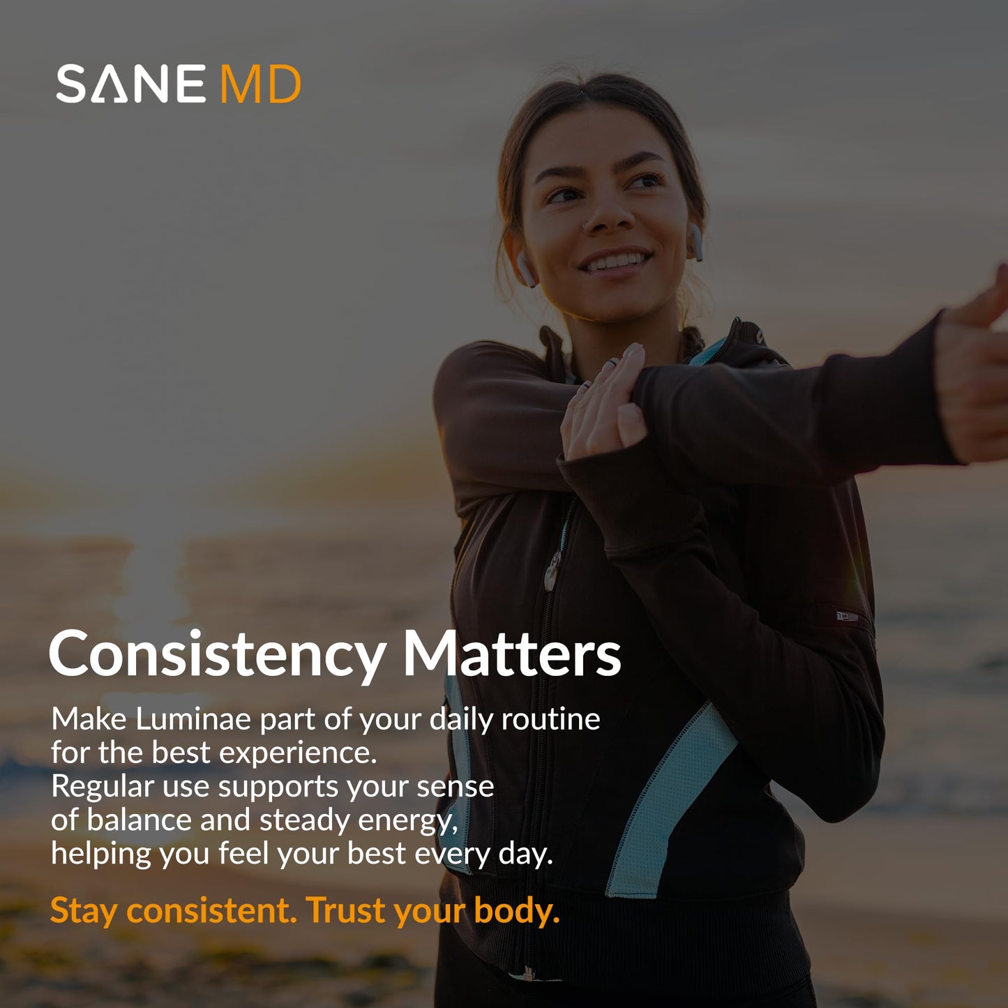 SANE MD Luminae 7-Keto DHEA Supplement - Lower Set-Point Weight (15 Count)