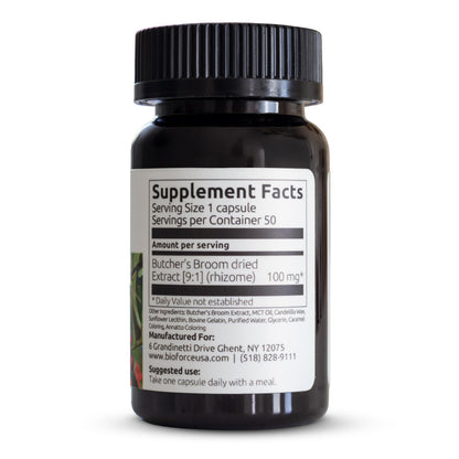 Sanhelios Circu Caps Higher Dose 900mg Butcher's Broom Extract - 2 Pack | Circulation & Vein Support