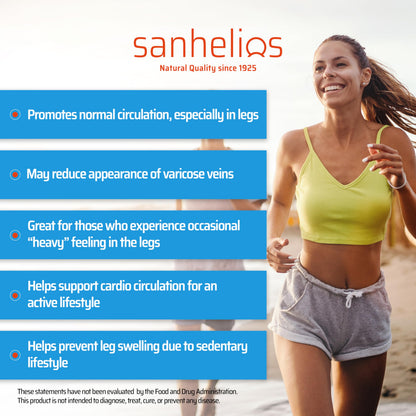 Sanhelios Circu Caps Higher Dose 900mg Butcher's Broom – Circulation Support (50 Capsules)