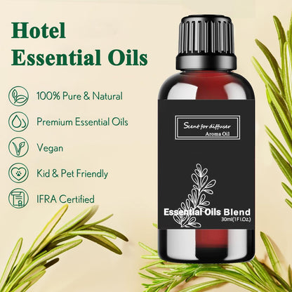 Santal Essential Oil – Luxury Hotel Inspired Diffuser Oil | Sandalwood, Cedarwood & Musk | 30ml