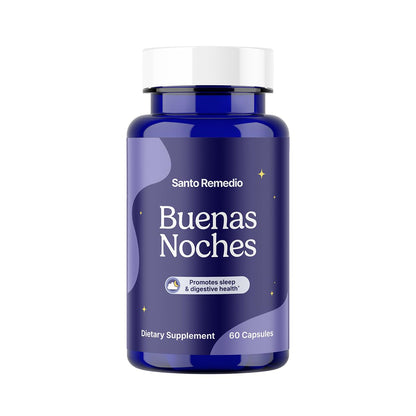 Santo Remedio Buenas Noches – Sleep Support, Digestive Health, Zylaria®, DE111® Probiotics, Melatonin