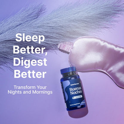 Santo Remedio Buenas Noches – Sleep Support, Digestive Health, Zylaria®, DE111® Probiotics, Melatonin