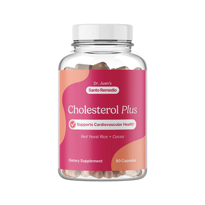 Santo Remedio Cholesterol Plus – Red Yeast Rice & Cocoa Supplement