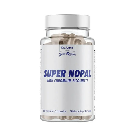 Santo Remedio Super Nopal Exclusive Nopal Gurmar Formula 60 Capsules BritishVita | Premium UK Vitamins & Wellness Supplements