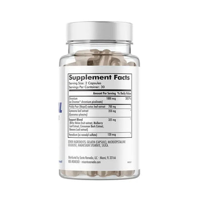 Santo Remedio Super Nopal Exclusive Nopal Gurmar Formula 60 Capsules BritishVita | Premium UK Vitamins & Wellness Supplements