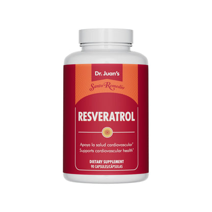 Santo Remedio Resveratrol 200 mg – Cardiovascular Support, 90 Capsules