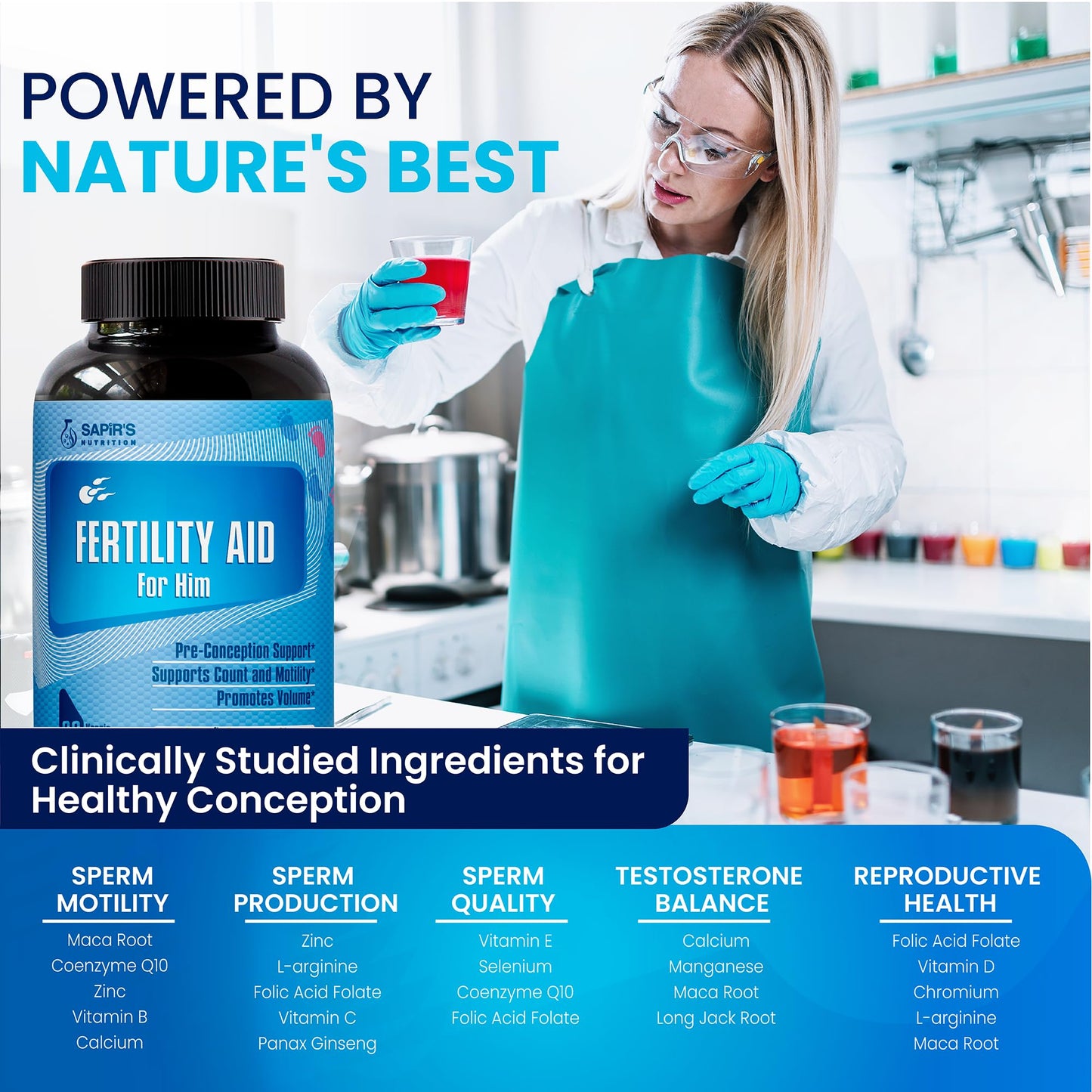 Semen Volume Booster & Male Fertility Supplement | Sapir