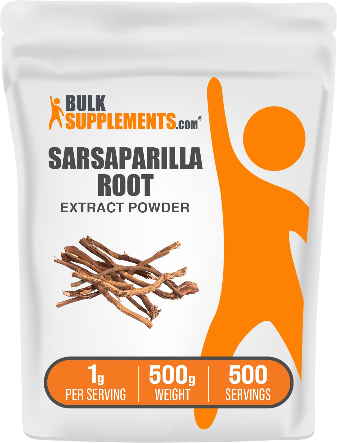 BulkSupplements.com Sarsaparilla Root Extract Powder – 500 g (1.1 lb), 1 g Serving, Gluten Free