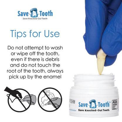 Save-A-Tooth Preservation Kit – Preserve Knocked-Out Teeth for 24 Hours | USA Made
