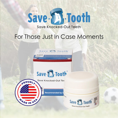 Save-A-Tooth Preservation Kit – Preserve Knocked-Out Teeth for 24 Hours | USA Made
