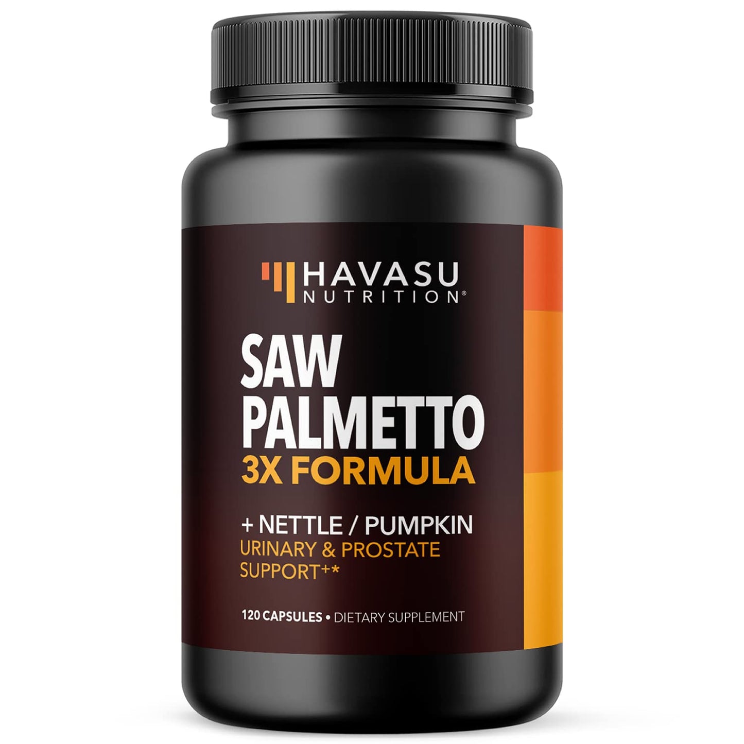 Saw Palmetto + Stinging Nettle & Pumpkin Seed — DHT Blocker for Prostate Health (2-Month Supply, Vegan)