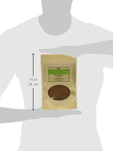 Sayan Siberian Coarse Chaga Powder – 4 oz (113 g) – Wild Harvested, Non-GMO