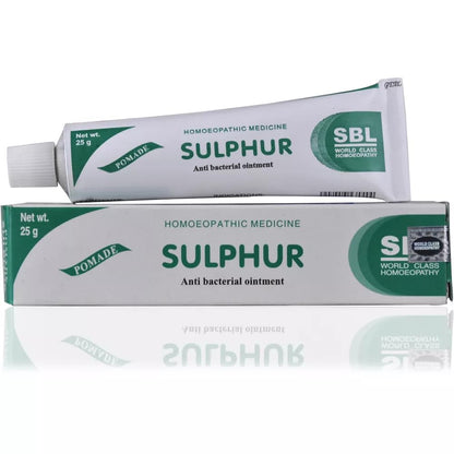 SBL Sulphur Ointment 25g - Dry Skin, Itching & Pimples Relief