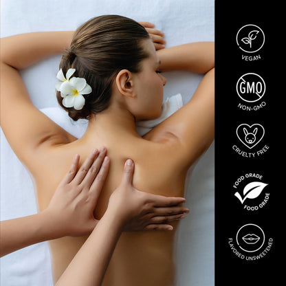 SbN Massage Oil Candle – Relaxation & Home Spa with Vegan Oils, Sustainable Formula