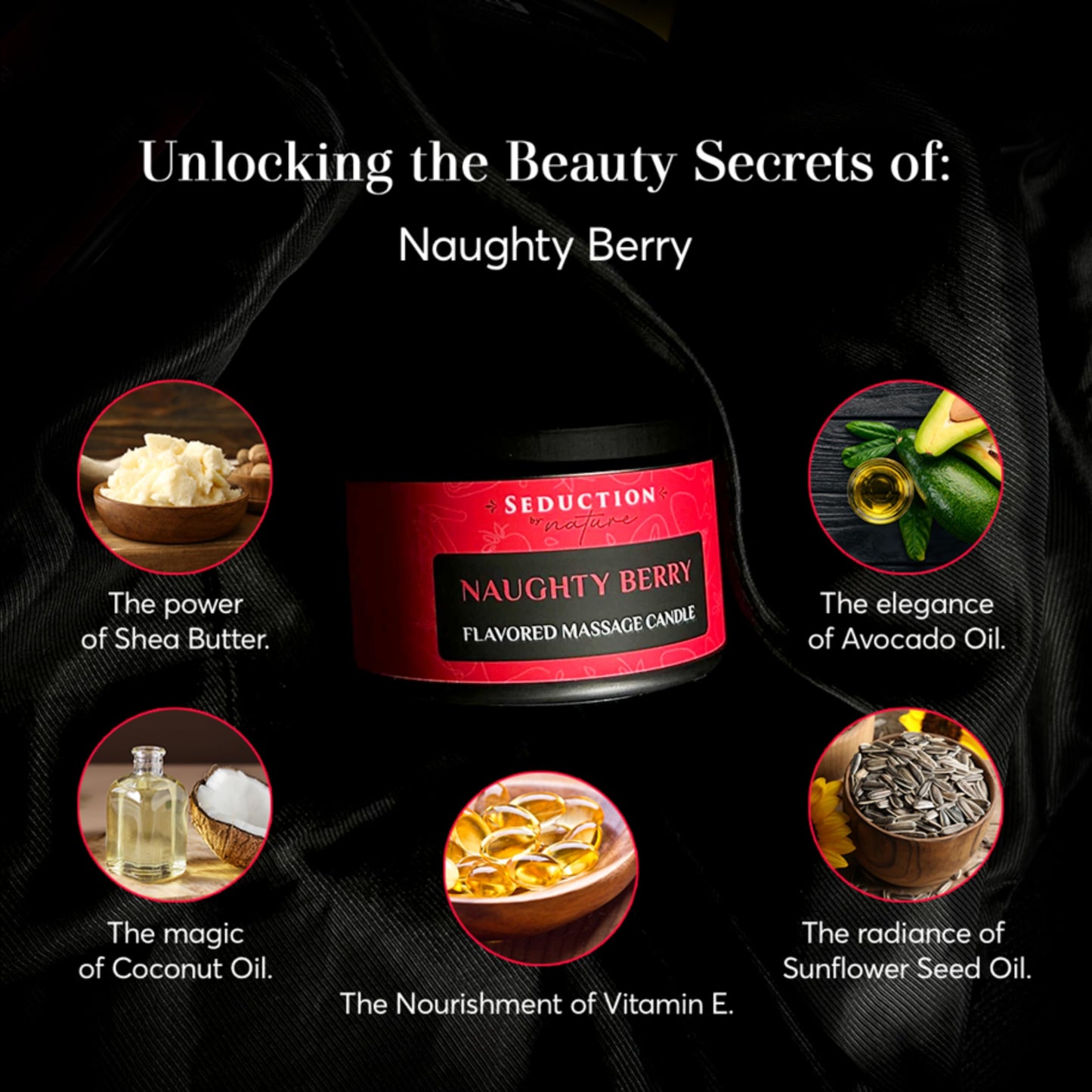 SbN Massage Oil Candle – Relaxation & Home Spa with Vegan Oils, Sustainable Formula
