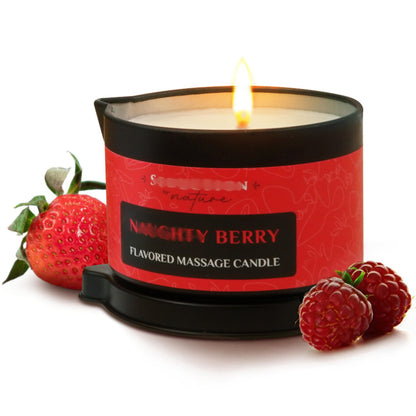 SbN Massage Oil Candle – Relaxation & Home Spa with Vegan Oils, Sustainable Formula