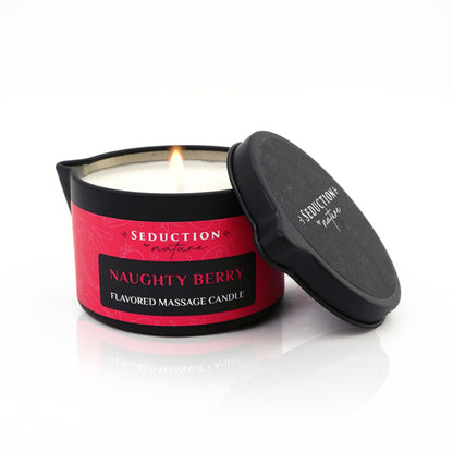 SbN Massage Oil Candle – Relaxation & Home Spa with Vegan Oils, Sustainable Formula
