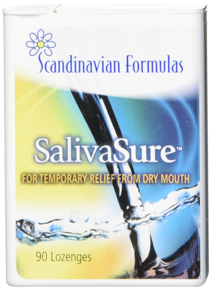 Scandinavian Formulas Salivasure Lozenges 90 Count | Dry Mouth Relief