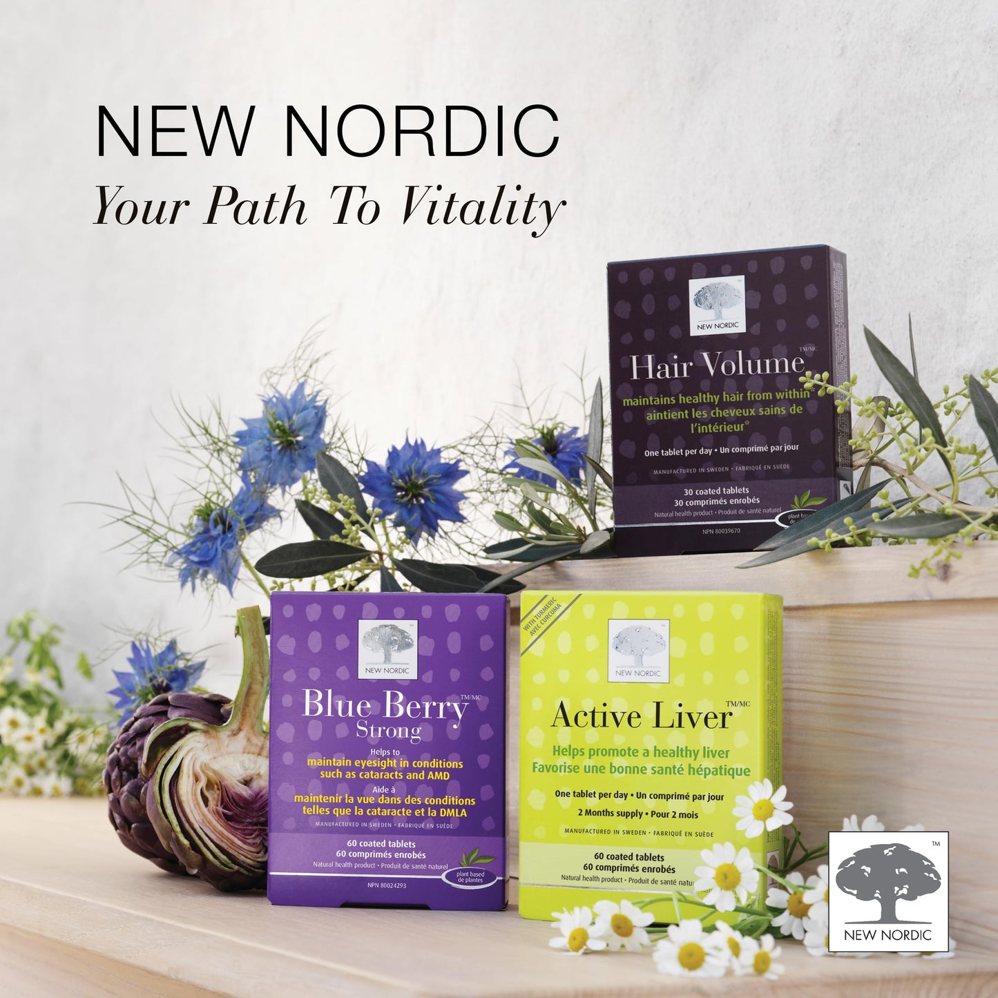 NEW NORDIC Elderberry Vegan Gummies - Sugar Free Immune Support with Vitamin C (Adults & Kids 4+) 60 Count
