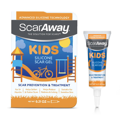 ScarAway Kids Silicone Scar Gel – Medical-Grade, 6g, Improves Scar Color & Texture