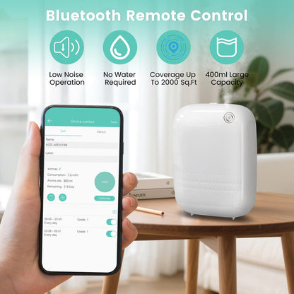 2025 Upgraded Bluetooth Scent Air Machine – 2000 Sq Ft, 400ML Capacity