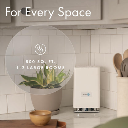 ScentAir Whisper Home Diffuser – 800 sq ft, WiFi & Bluetooth, Alexa & Google Compatible, White