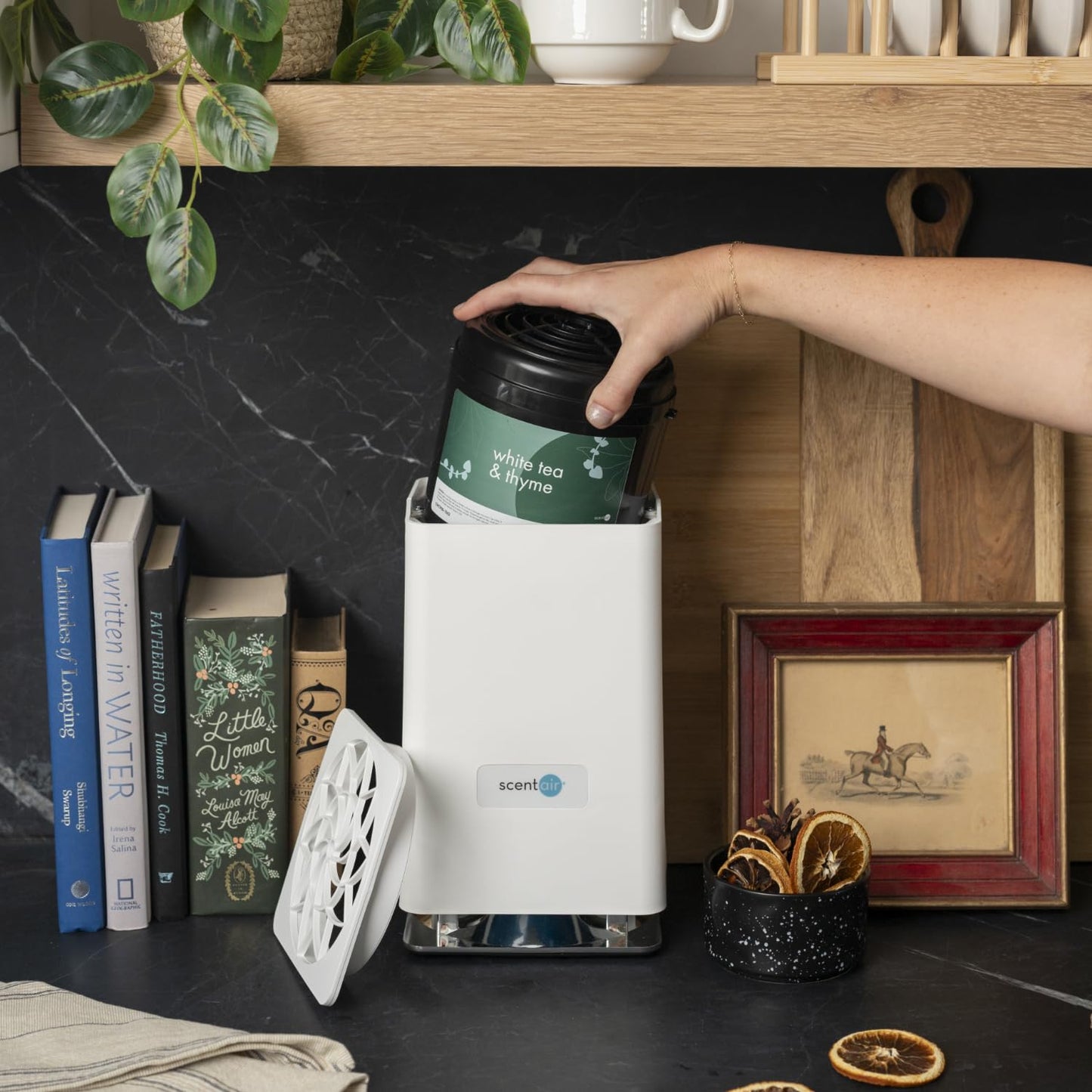 ScentAir Whisper Home Diffuser – 800 sq ft, WiFi & Bluetooth, Alexa & Google Compatible, White