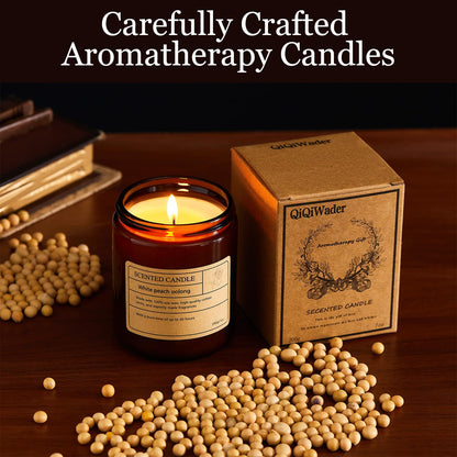 100% Natural Soy Scented Candles – Random Scent, 8 Fragrances, 40-Hour Burn Time | Giftable This Holiday