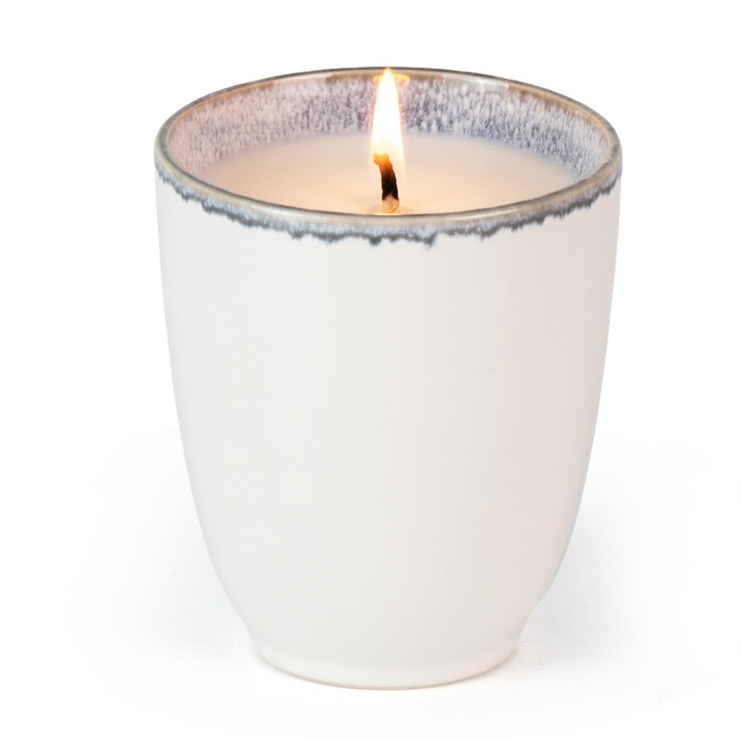 Scented Candle 8oz Soy – Red Rose Ceramic Cup Jar Candle | Long-Lasting, Non-Toxic