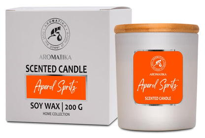 Scented Candle Aperol Spritz 6.8oz – Edible Massage Oil for Couples