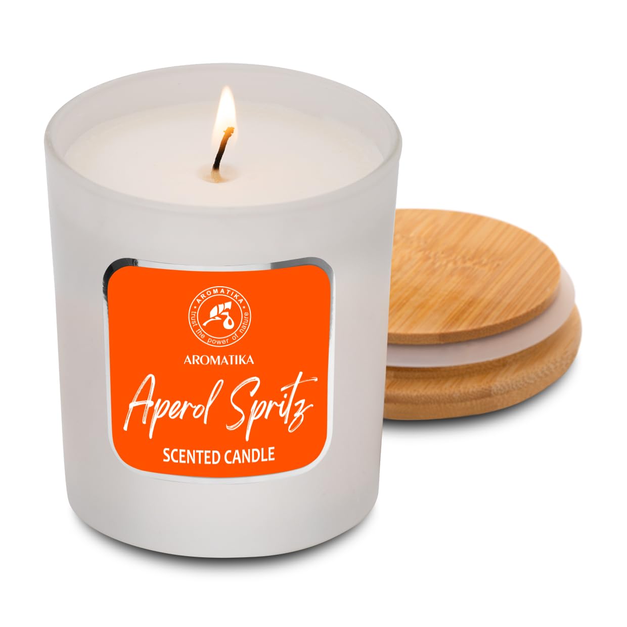 Scented Candle Aperol Spritz 6.8oz – Edible Massage Oil for Couples