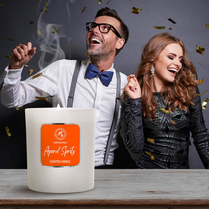 Scented Candle Aperol Spritz 6.8oz – Edible Massage Oil for Couples