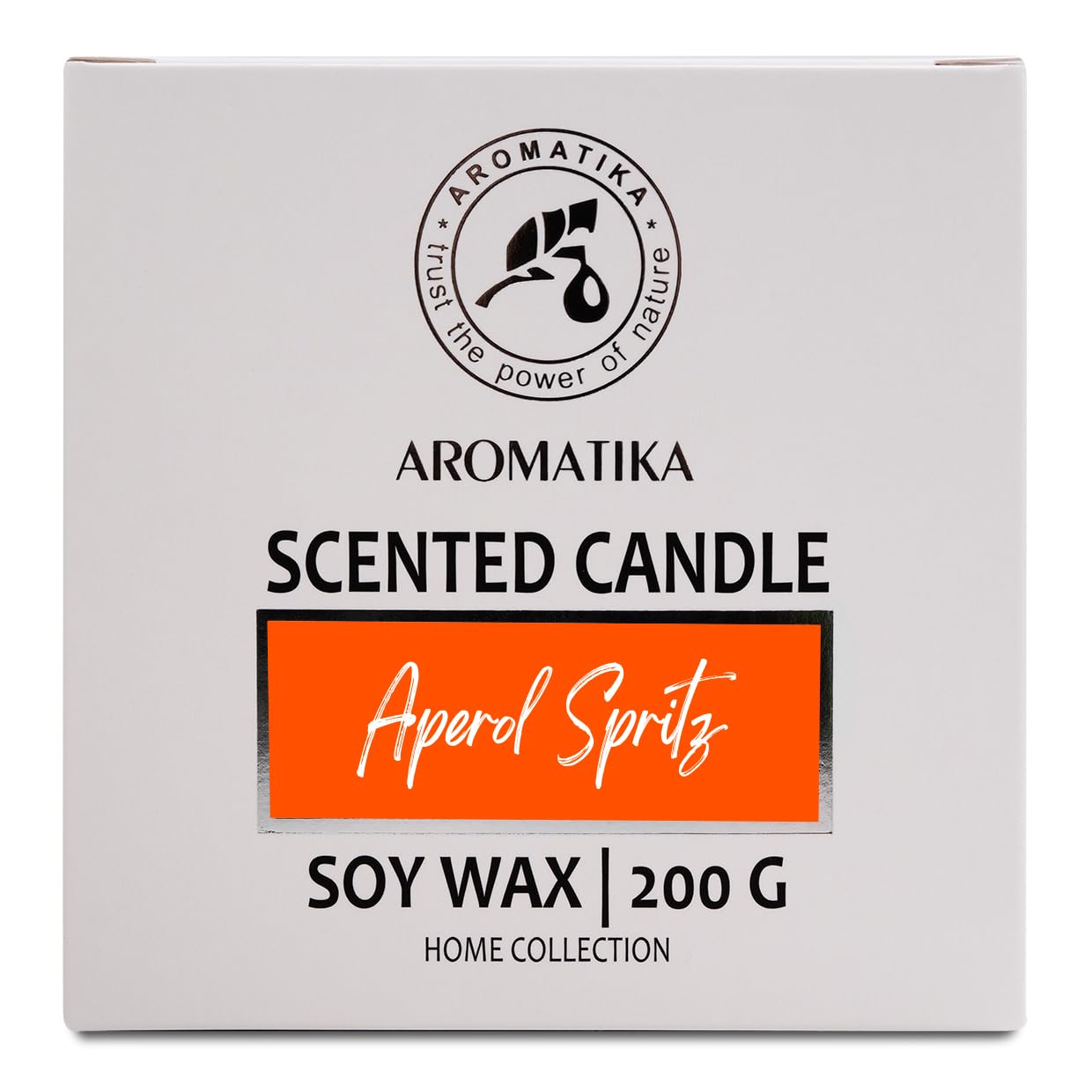 Scented Candle Aperol Spritz 6.8oz – Edible Massage Oil for Couples
