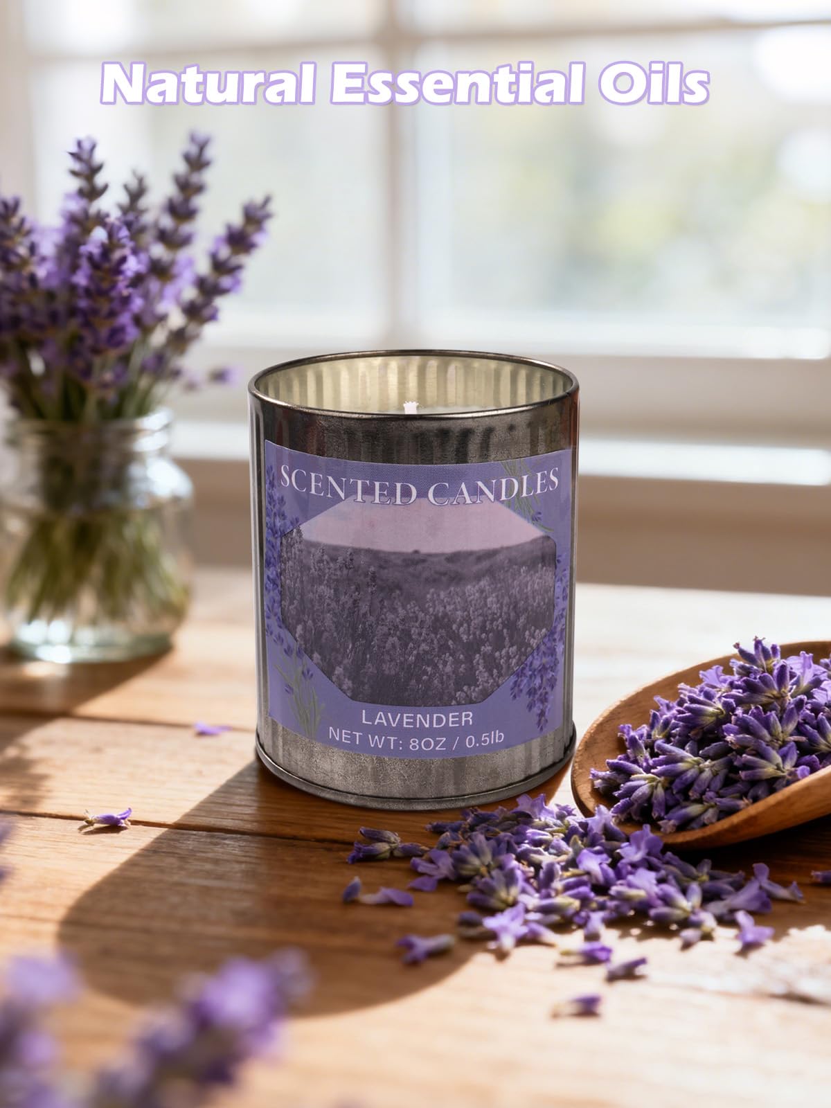 Scented Candle Gift Set 4-Pack 32oz Soy Wax with 200-Hour Burn Time | Home Decor & Gift