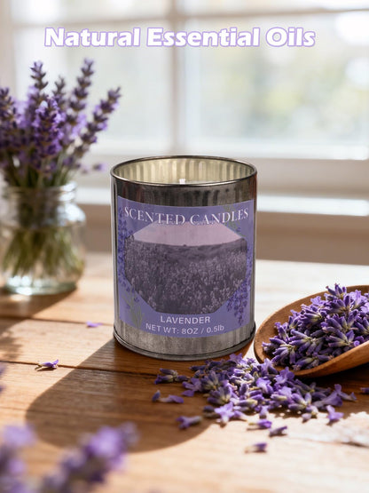 Scented Candle Gift Set 4-Pack 32oz Soy Wax with 200-Hour Burn Time | Home Decor & Gift