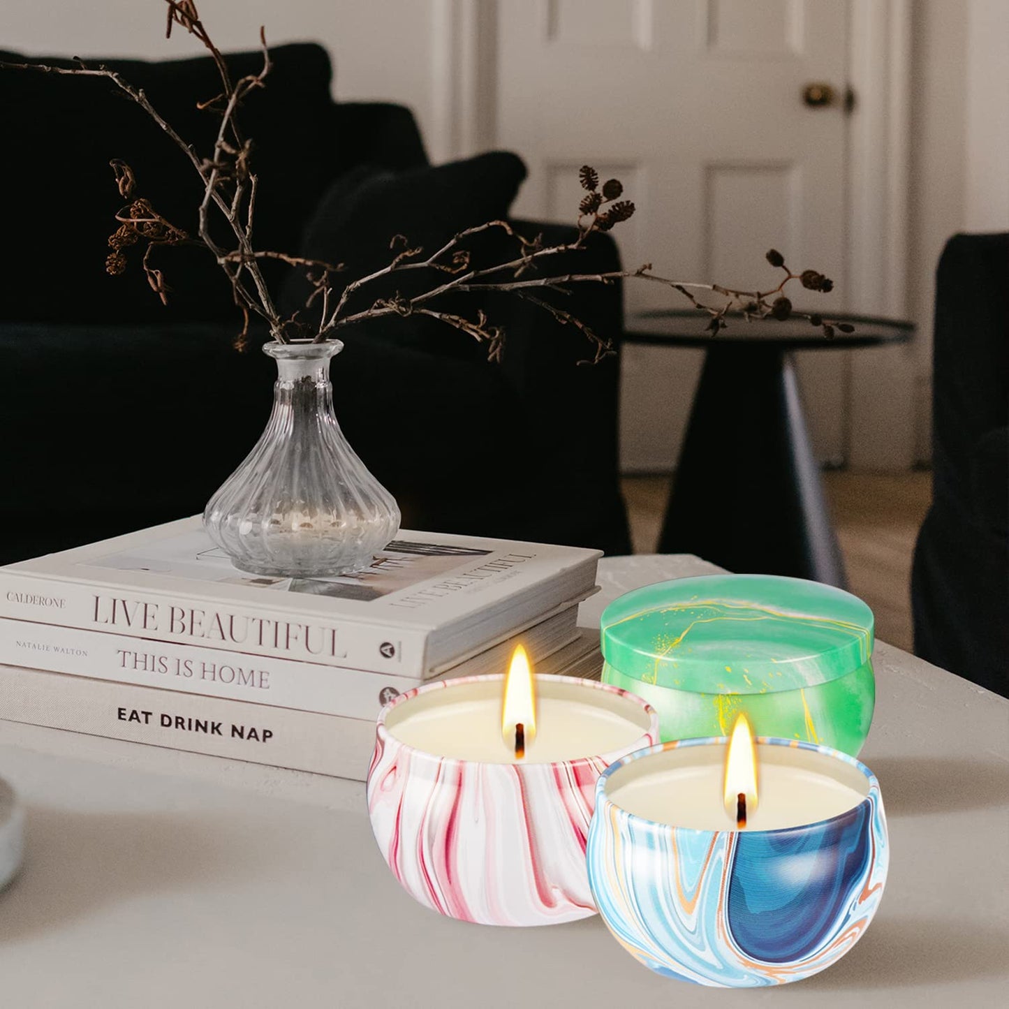 16-Pack Scented Candle Gift Set - 2.5oz Soy Wax Aromatherapy Candles