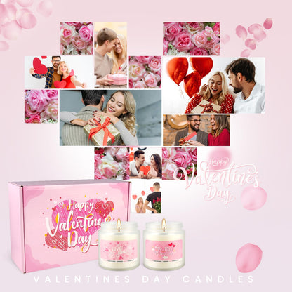 Scented Candle Gifts 6-Pack | Long-Lasting Aromatherapy Candles for Him & Her | Romantic Gifts & Home Decor